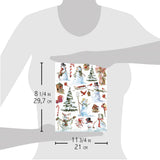 Ciao Bella Rice Paper A4 Snowmen