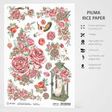 Ciao Bella Rice Paper A4 Frozen Roses