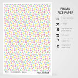 Ciao Bella Rice Paper A4 Polka Dots