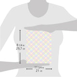 Ciao Bella Rice Paper A4 Pastel Plaid