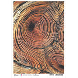 Ciao Bella Rice Paper A4 Knotty Wood