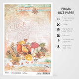 Ciao Bella Rice Paper A4 Hot Apple Cider