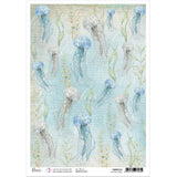Ciao Bella Rice Paper A4 Jellyfish Dance