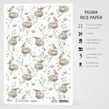 Ciao Bella Rice Paper A4 Sparrow Nest