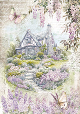 Rice Paper A5 MIXED 8/Pkg Secret Garden