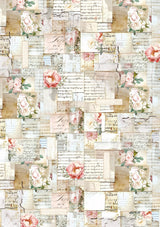 Rice Paper A5 MIXED 8/Pkg Secret Garden