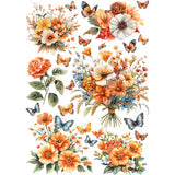 Rice Paper A5 MIXED 8/Pkg Hello Fall