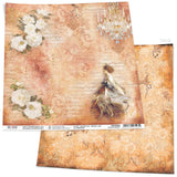 Ciao Bella Violetta Valery Paper Sheet 12"x12" 1 Sheet
