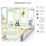 Ciao Bella Save the Date Paper Sheet 12"x12" 1 Sheet