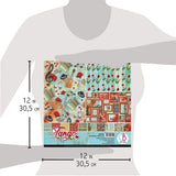 Ciao Bella Tango Patterns Pad 12"x12" 8/Pkg