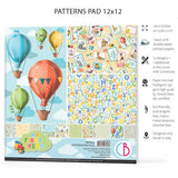 Ciao Bella My First Year Patterns Pad 12"x12" 8/Pkg