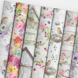 Ciao Bella Sparrow Hill Patterns Pad 12x12 8/Pkg