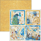 Indigo Patterns Pad 12x12 8/Pkg