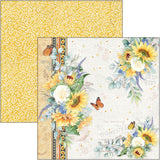 Ciao Bella Farmhouse Garden Patterns Pad 12"x12" 8/Pkg