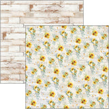 Ciao Bella Farmhouse Garden Patterns Pad 12"x12" 8/Pkg