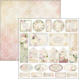 Ciao Bella Blooming Patterns Pad 12"x12" 8/Pkg