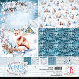 Ciao Bella Winter Journey Patterns Pad 12"x12" 8/Pkg