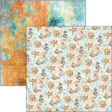 Coral Reef Patterns Pad 12"x12" 8/Pkg