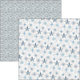 Elegance of Blue Patterns Pad 12"x12" 8/Pkg