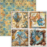 Esprit de Voyage Patterns Pad 12"x12" 8/Pkg