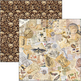 Cabinet Of Curiosities Patterns Pad 12"x12" 8/Pkg