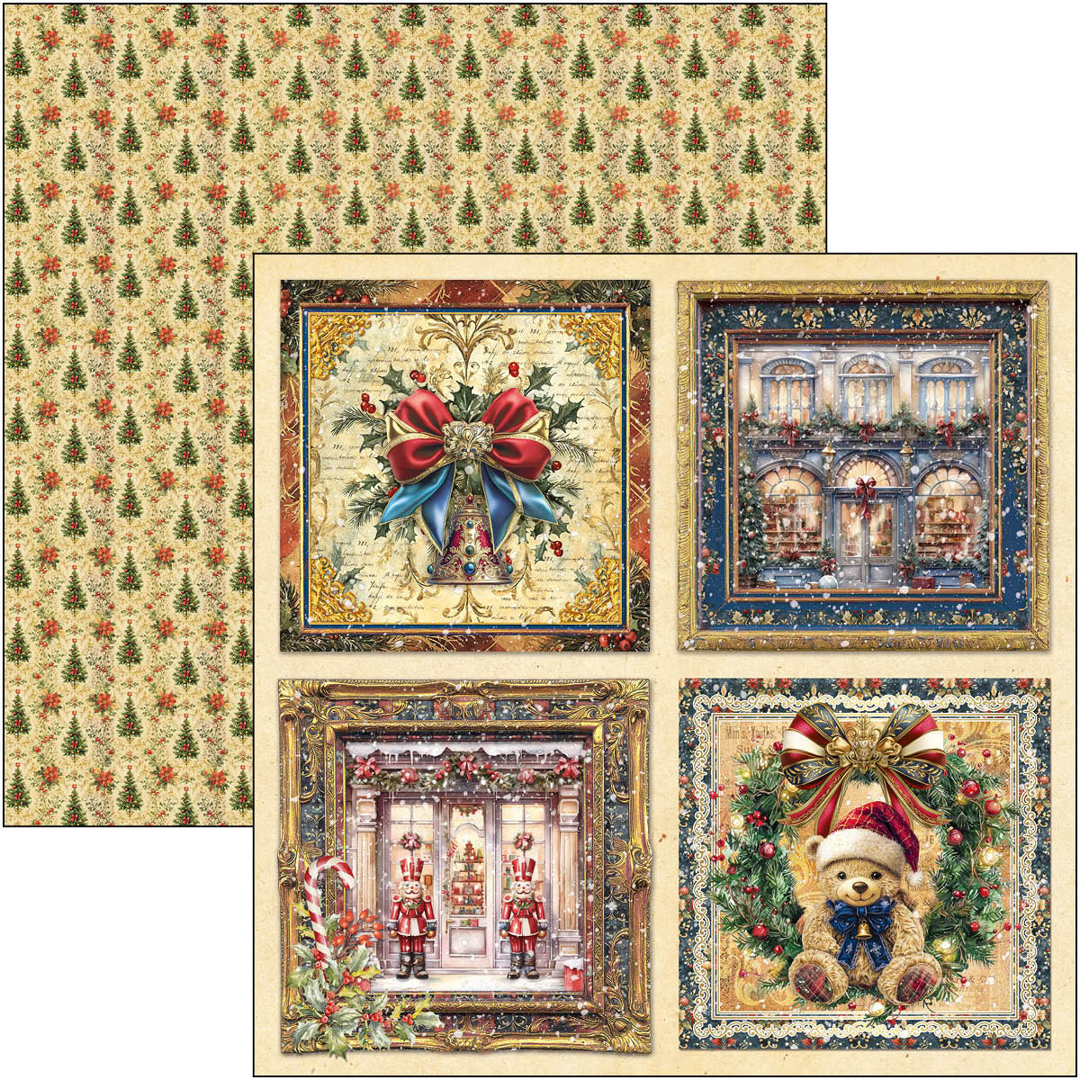 Toy Shop Patterns Pad 12"x12" 8/Pkg