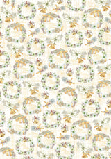 Ciao Bella Vellum Sparkling Christmas Paper Patterns A4 6/Pkg