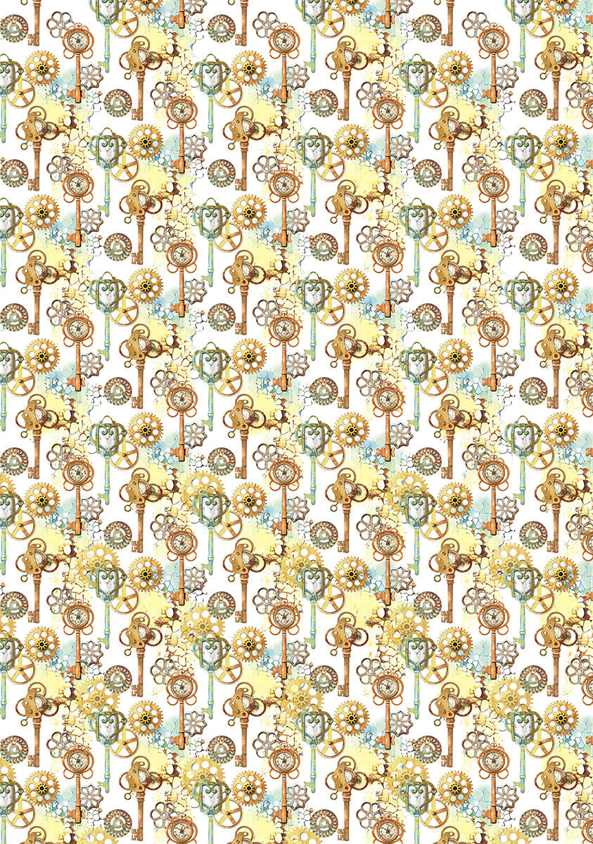 Vellum Coral Reef Paper Patterns A4 6/Pkg