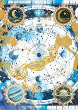 Vellum Celestial Paper Patterns A4 6/Pkg