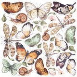 Ciao Bella Vellum Reign Of Grace Fussy Cut 6"x6" 6/Pkg
