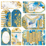 Ciao Bella Vellum Indigo Fussy Cut 6"x6" 6/Pkg