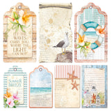 Ciao Bella Vellum Summer Breeze Fussy Cut 6"x6" 6/Pkg
