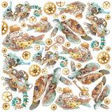 Vellum Coral Reef Fussy Cut 6"x6" 6/Pkg