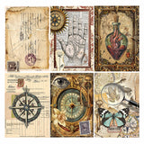 Vellum Cabinet Of Curiosities Fussy Cut 6"x6" 6/Pkg