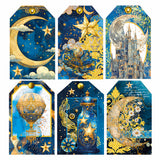Vellum Celestial Fussy Cut 6"x6" 6/Pkg