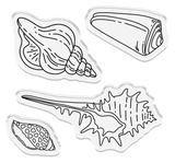 Crafter’s Companion Coastal Collection Stamp & Die - Seashells on the Seashore