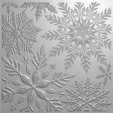 Crafter’s Companion 3D Embossing Folder 5.5”x5.5” - Stylish Snowflakes