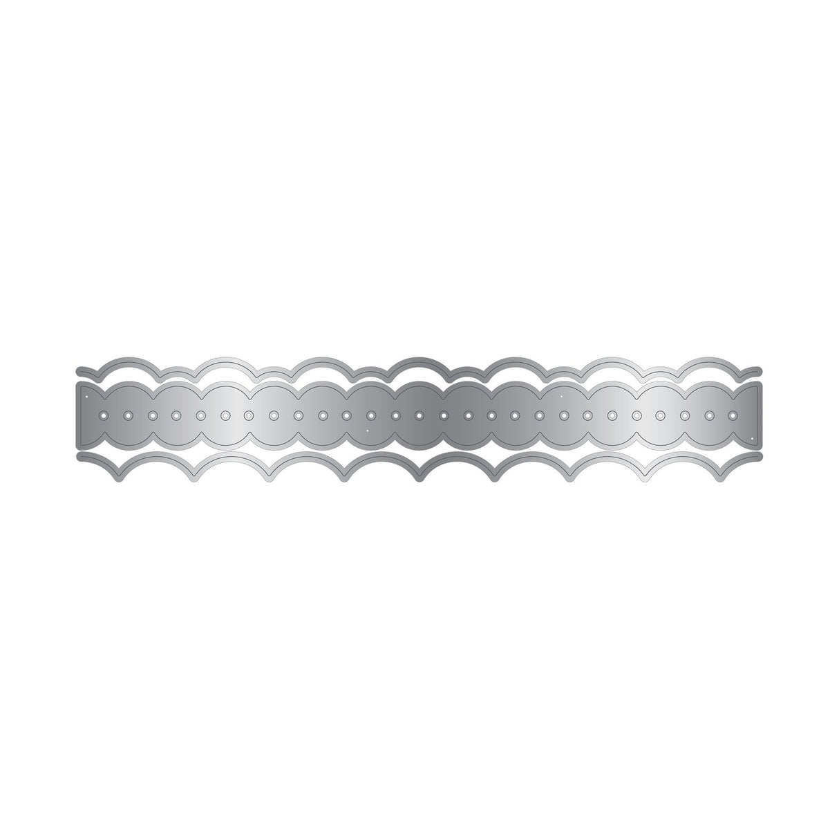 Crafters Companion Metal Die Edgeable - Scalloped Edge