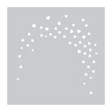 Crafters Companion Metal Die, Stamp & Stencil Set - Showered In Love