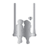 Crafters Companion Metal Die, Stamp & Stencil Set - Swing into Happiness