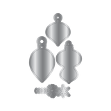 Crafters Companion Metal Die Christmas Embellishment - Baubles