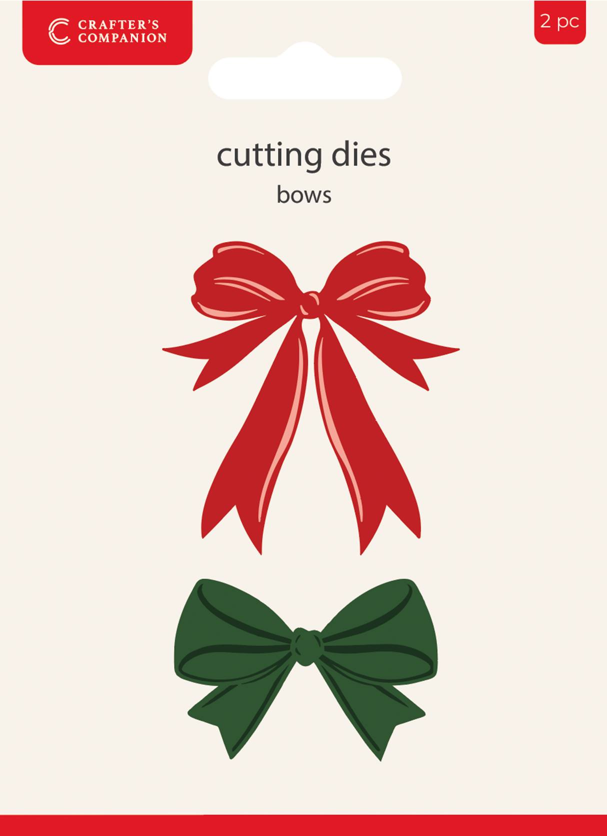 Crafters Companion Metal Die Christmas Embellishment - Bows