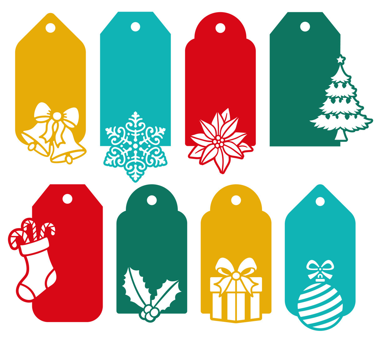 Crafters Companion Metal Die - Christmas Tags
