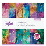 Crafter's Companion 12"x12" Paper Pad - Amethyst