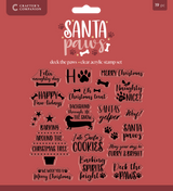 Crafter’s Companion Santa Paws Clear Acrylic Stamp - Deck the Paws