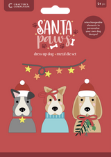 Crafter’s Companion Santa Paws Metal Die - Dress up Dog
