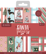 Crafter’s Companion Santa Paws 6”x6” Paper Pad