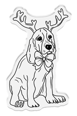 Crafter’s Companion Santa Paws Stamp and Die - Beagle