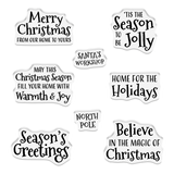 Crafters Companion Stamp & Die - Christmas Cabin