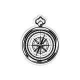 Crafters Companion The Great Outdoors Clear Acrylic Stamp Set Explore compass design for nature-themed crafting.